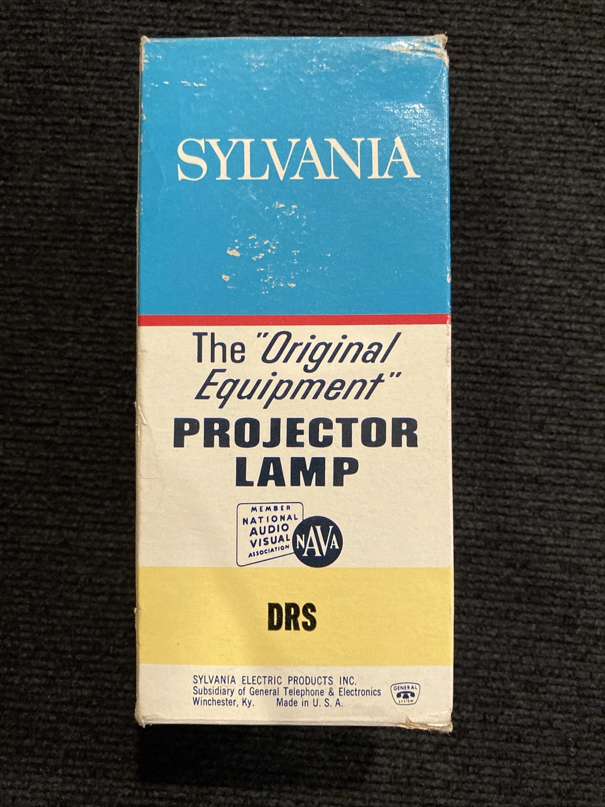 VIGOR- Sylvania Av Photo Lamp Drs 120V 1000W - New Old Stock - Projector Bulb (165)