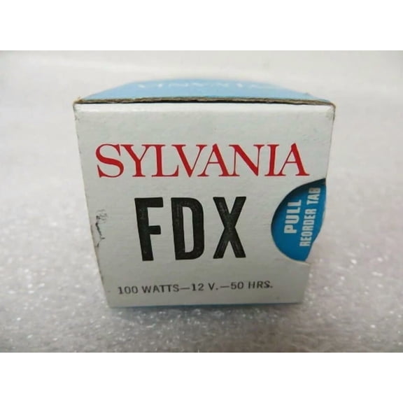 VIGOR- Sylvania Fdx Projector Bulb 100 Watt 12 Volts 50 Hrs New #694S
