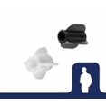thumbnail image 1 of VIGOR- Torpedo Aerodynamic Earbuds, 3 Pack - Clear, 1 of 2