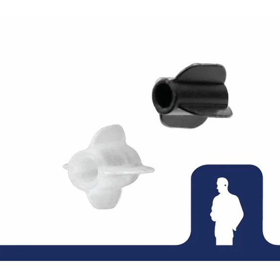 VIGOR- Torpedo Aerodynamic Earbuds, 3 Pack - Clear