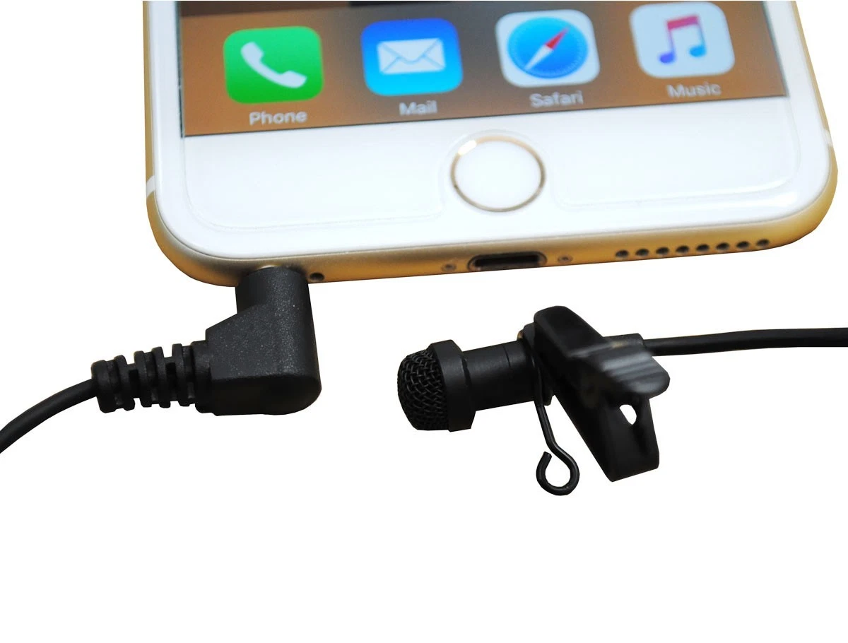 VIGOR- Uvc863Isp Lapel Microphone For Apple Iphone, Ipad, Android, Samsung, Htc Phone