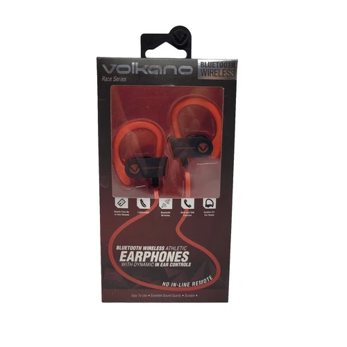 VIGOR- Volkano Race Wireless Bluetooth 4.2 Earphones With Mic Lightweight Confert Fit