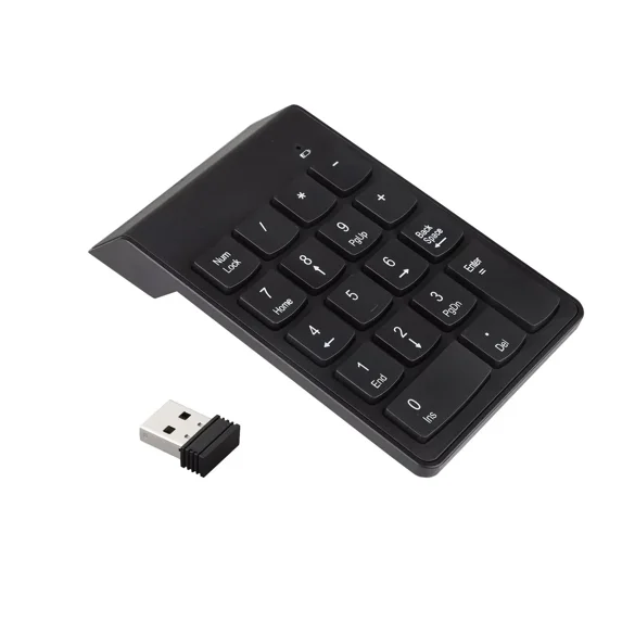 VIGOR- Wireless Usb Number Keyboard For Laptop/Pc Gaming 2.4Ghz 33Ft Working Range