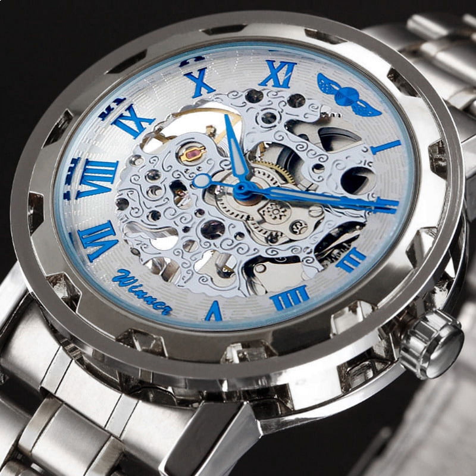 T-WINNER Simple skeleton transparent automatic mechanical watch – The  Legacy Collection