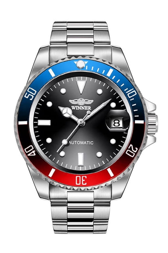 Men's Watch Automatic Mechanical Watches Luxury Classic Business Sports Watch Stainless Steel Date Luminous AUTO Selfwind Wristwatch Men