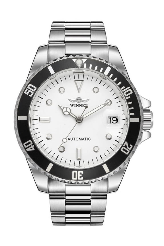 Men's Watch Automatic Mechanical Watches Luxury Classic Business Sports Watch Stainless Steel Date Luminous AUTO Selfwind Wristwatch Men