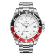 VIGOROSO Men's Watch Automatic Mechanical Watches Luxury Classic Business Sports Watch Stainless Steel Date Luminous AUTO Selfwind Wristwatch Men