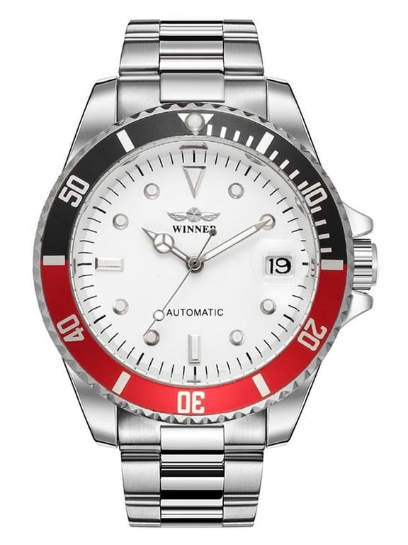 Men's Watch Automatic Mechanical Watches Luxury Classic Business Sports Watch Stainless Steel Date Luminous AUTO Selfwind Wristwatch Men