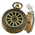 thumbnail image 2 of VIGOROSO Women's Heart Pocket Watch Necklace - Vintage Style With Chain 2 of 10