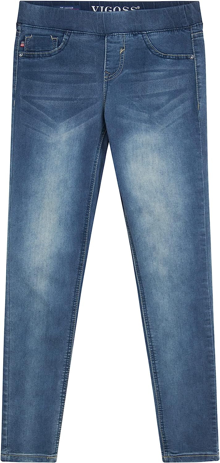 VIGOSS Girls Jeggings Pull On Super Stretch Denim Skinny Jeans