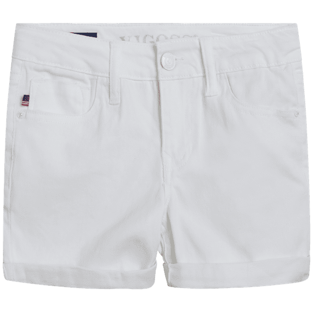 VIGOSS Girls Shorts Adjustable Waist, Stylish Summer Cotton Spandex Short for Girls (416