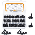 thumbnail image 1 of VIGRUE 370PCS Self Tapping Screws for Metal, Black Self Drilling Screws, 410 Stainless Steel #8 Sheet Metal Screws Length 1/2" to 1-1/4", 1 of 7
