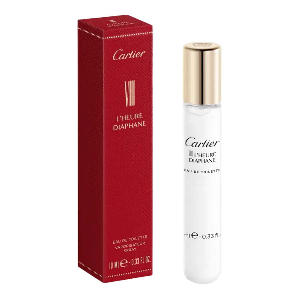 VIII L'Heure Diaphane by Cartier for Women 0.33oz Eau De Toilette