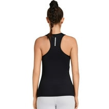 VIITE Women's Mesh Racerback Workout Tank Tops Sleeveless Quick Dry Athletic Yoga Tops Shirts,Black,XL