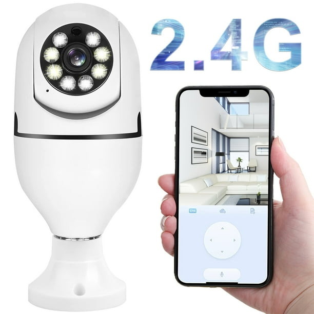 VIIWII Light Bulb Security Camera Wireless Wifi 2.4G Outdoor 1080P HD