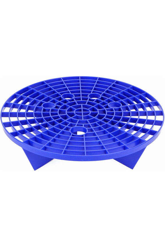 Automotive Bucket Insert Grit Trap for Car Wash and Detail Kits, Helps Remove Dirt and Debris from Microfiber, Mitts, Cloths, and Sponges, Blue