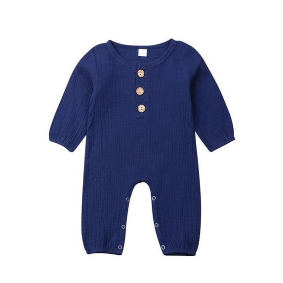 VIKING GLORY Toddler Baby Boys Girls Linen Clothes Romper Bodysuit Jumpsuit Summer One-Pieces