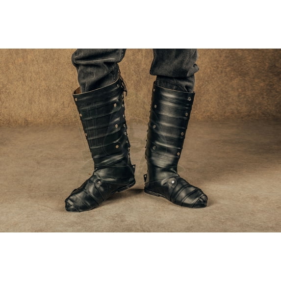 VIKING Ragnar lothbrok leather boots viking warriors shoes man viking lovers gift