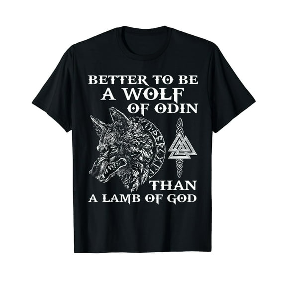 VIKINGS RISE - WOLF OF ODIN - NORSE MYTHOLOGY T-Shirt Gift