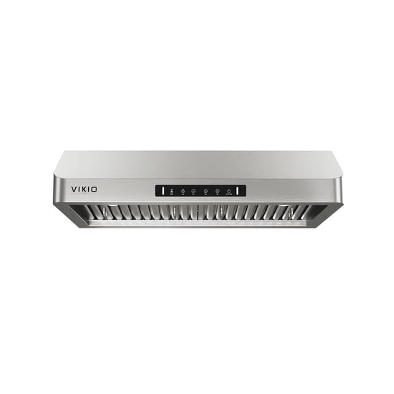 VIKIO 30 Inch Under Cabinet Range Hood 900 CFM Stainless Steel Kitchen Vent Hood with Gesture Control, LED Lights, Dishwasher Safe Baffle Filters