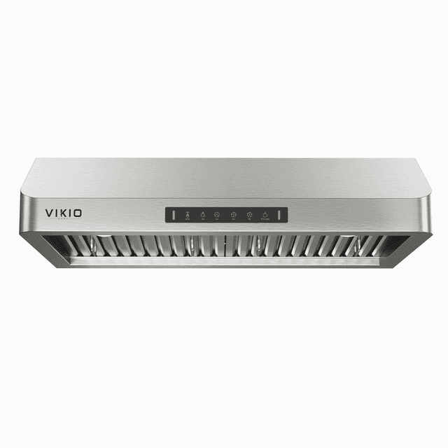 VIKIO 36"Under Cabinet Range Hoods, 900 CFM Ducted Range Hood with 3 Speed Fan, Pure Stainless Steel Range Hood 36 inch with Gesture Sensing & Touch Control Making life Smarter