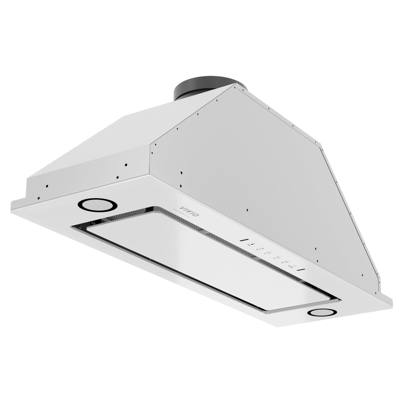 VIKIO 36 inch Insert Range Hood 900CFM, Convertible Ducted to Ductless Exhaust Fan, Carbon Filter, Touch Panel, Stainless Steel