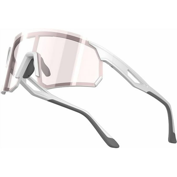 VIKISOIO Photochromic Cycling Glasses,UV400 TR90 Frame Riding Running Baseball Fishing Driving for Men Women