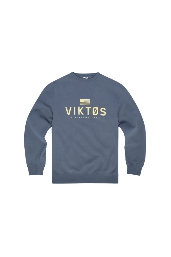 Adult Male Archetype Crew Fleece Sweatshirt, Color: Atlantic, Size: M (1704302)