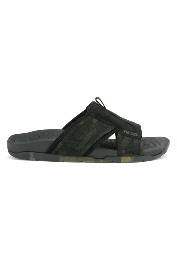 Adult Male Ruck Recovery MC Multicam Black Slide Sandals, Size: 7 (1101901)