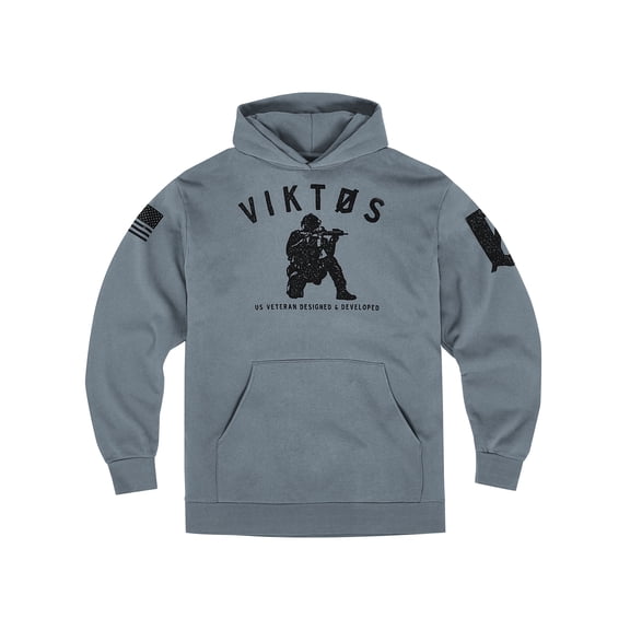 VIKTOS Adult Male Varsity Hoodie, Atlantic Heather, Size: 2XL (1710004)