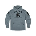 thumbnail image 1 of VIKTOS Adult Male Varsity Hoodie, Atlantic Heather, Size: 3XL (1710005), 1 of 4