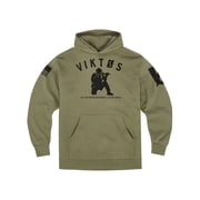 VIKTOS Adult Male Varsity Hoodie, Olive Heather, Size L 1711202