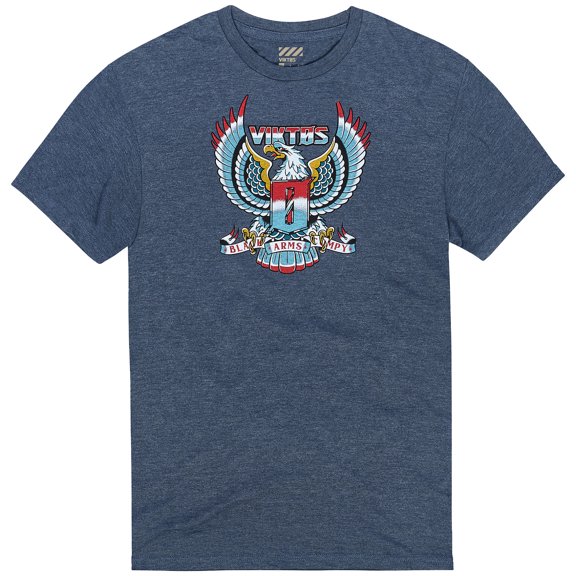 VIKTOS Adult Male Wingover Navy Heather Tee, Size: 2XL (1900004)