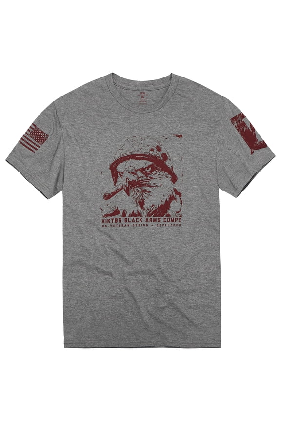 Men's Eagle Bravo Graphite Heather Tee, Size: M (1924101)