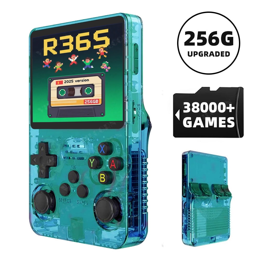 VILCORN R36S 64G Handheld Game Console, 50+ Emulators, for