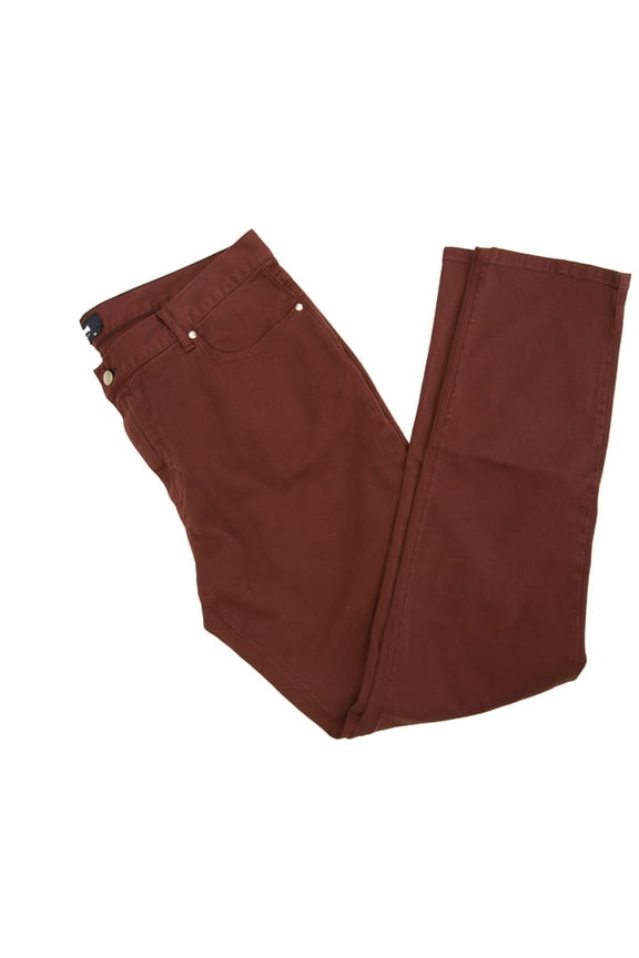 Men's 5 Pocket Straight Jeans, Burgundy, IT 56 / US 34