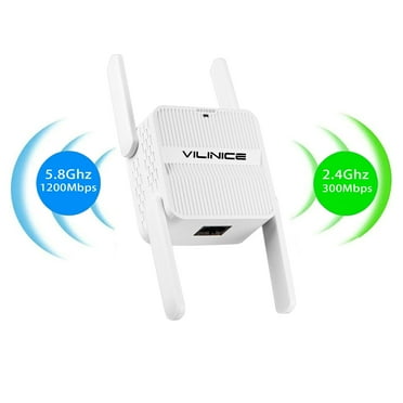 2025 VILINICE Wifi6 Extender up to 1500Mbps, Dual Band Signal Booster with Ethernet Port, Longest Range Up to 8800 sq.ft, New