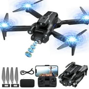 TOPVISION Drone with Camera, FPV Drone with Brushless Motor, One Key Take Off/Landing, Gesture Selfie, 3 Speed Modes, Drone for Adults and Beginners