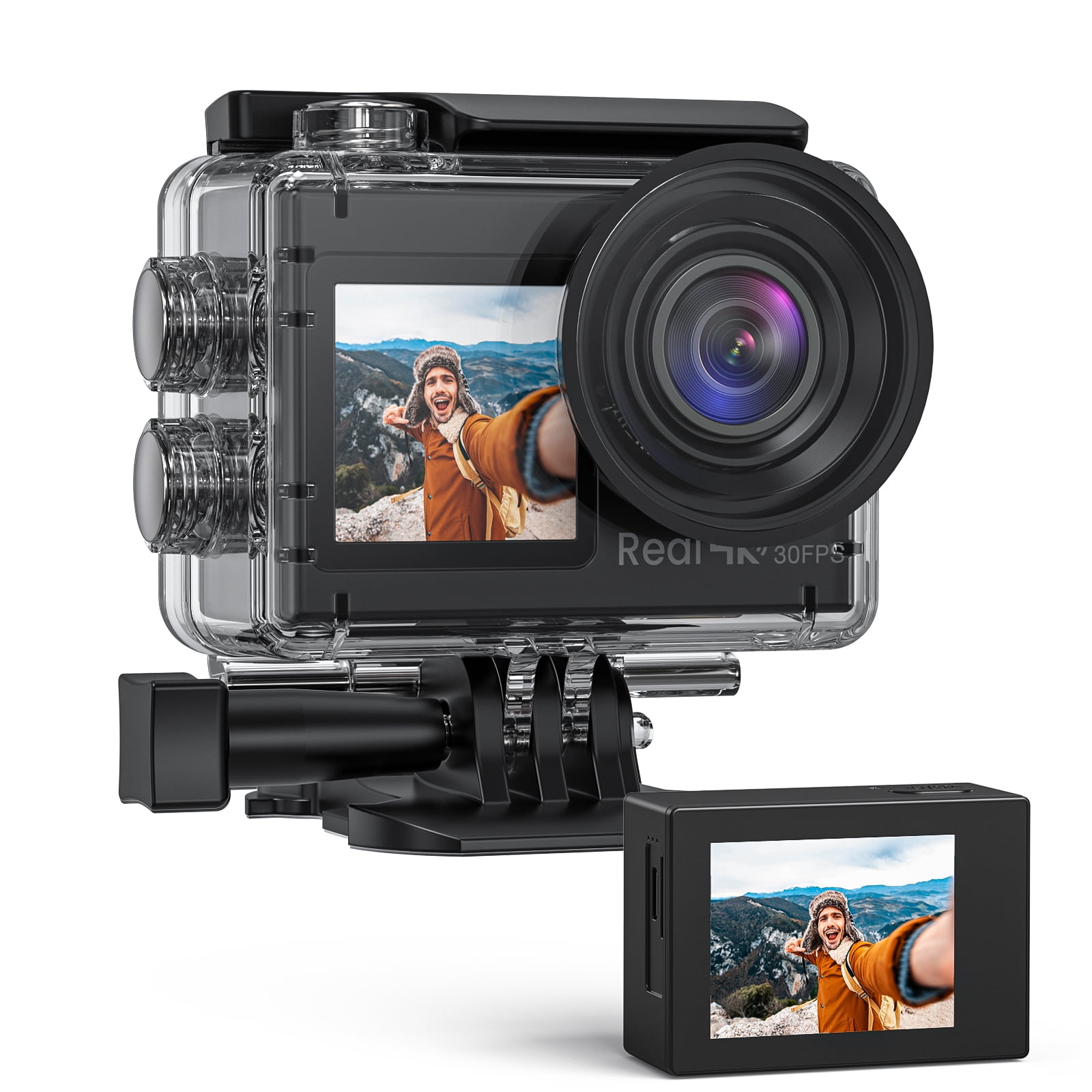 AKASO Brave 7LE Action Camera with Microphone Pack BRAVE 7LE MP