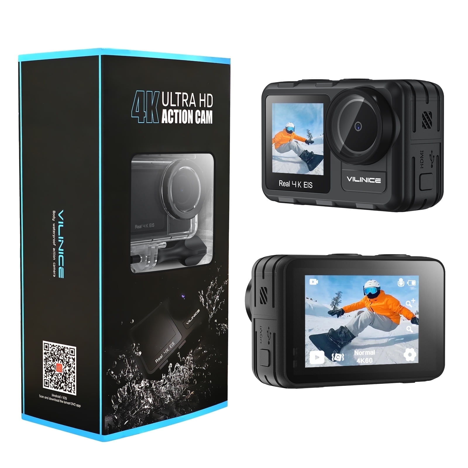 VILINICE Action Camera ,4K UHD+1080P, Touch Botswana Ubuy