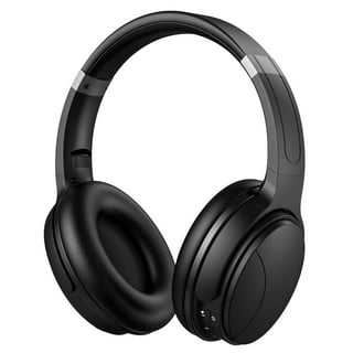 onn. Wireless Over-Ear Headphones with Active Noise Canceling, Black (New)  