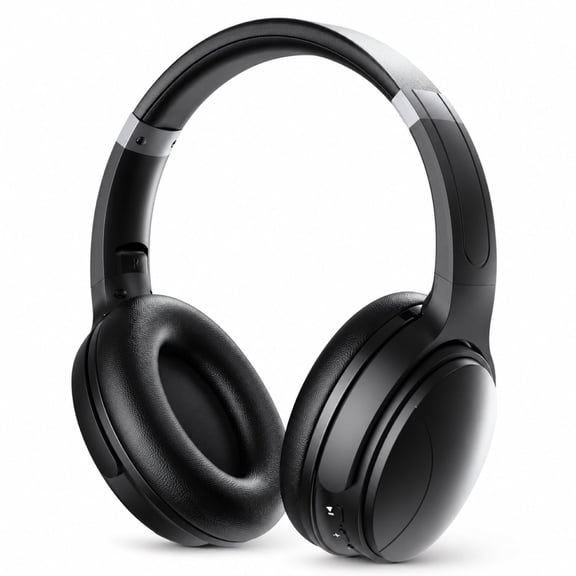 TOPVISION Active Noise Cancelling Headphones, Wireless Bluetooth 5.4 Headphones with Long Battery Life, Deep Bass, Built-in Mic, Over-Ear Headphones for Travel, Work, Compatible with iOS, Android, PC