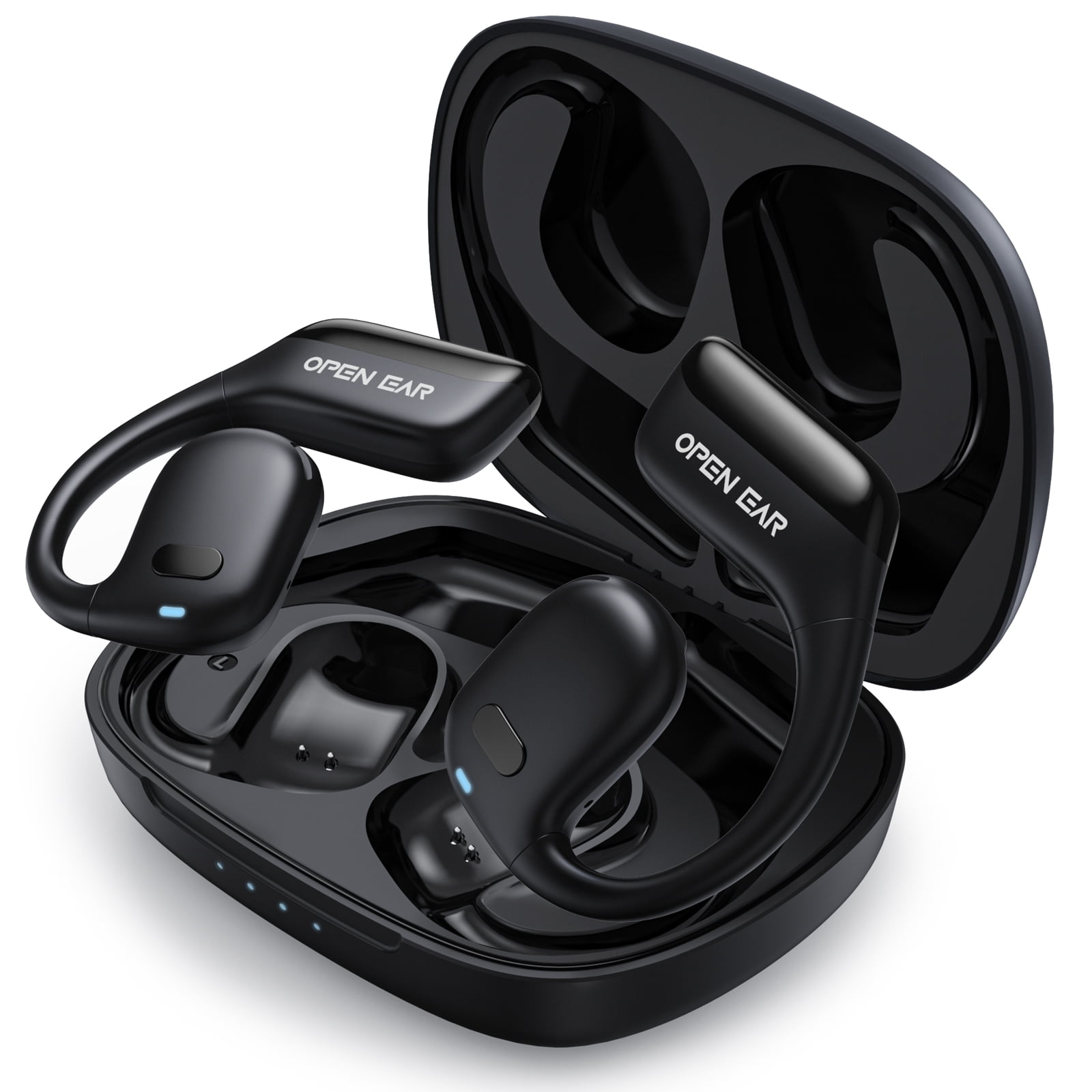VILINICE Open Ear Wireless Bluetooth Headphones with Mic Earhooks Workout Sports Headset Walmart