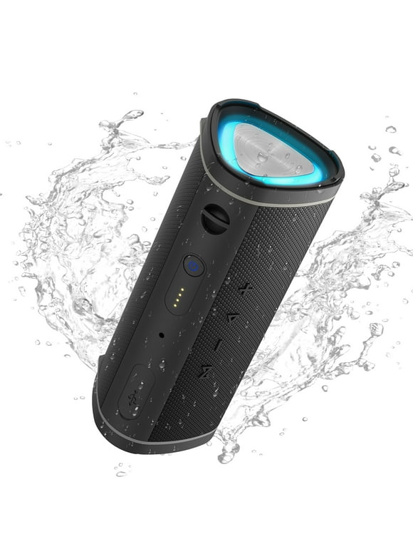 VILINICE Portable Bluetooth Speakers, IPX6 Waterproof Wireless Speaker with Subwoofer, Bluetooth 5.3 TWS Dual Pairing for Gifts/Home/Party/Travel