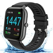 VILINICE Smart Watch, Fitness Watch with Touch Screen, IP68 Waterproof for Android, IOS Women, Men, Black