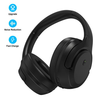 VILINICE Wireless Bluetooth Over The Ear Headphones with Microphone , Active Noise Cancelling Headphones for Travel, Sport