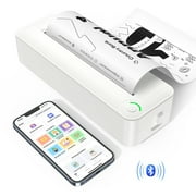 VILINICE Wireless Printer, A4 Portable Bluetooth Thermal Inkless Printer with APP, Compatible with Android iOS Phones & Laptops