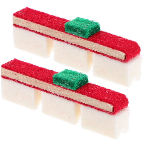 Topbathy Piano Maintenance Tool Multi Colored Wool Felt and Wood for Upright Pianos 2Pcs