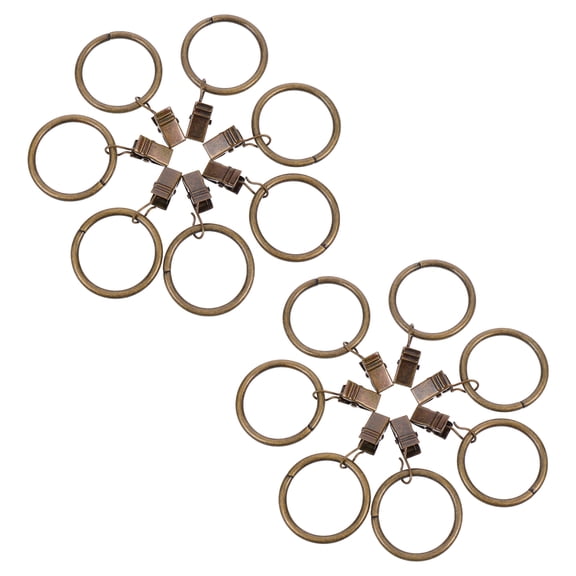 Topbathy 50Pcs Home Curtain Hooks in Green with Strong Grip and Silent Glide for Shower Curtains