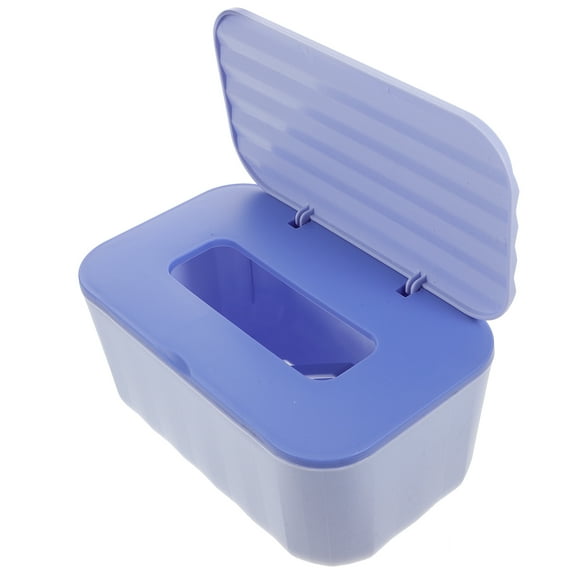 Topbathy Plastic Tissue Box Holder for Bathroom and Kitchen Storage with Easy Roll Paper Suspension